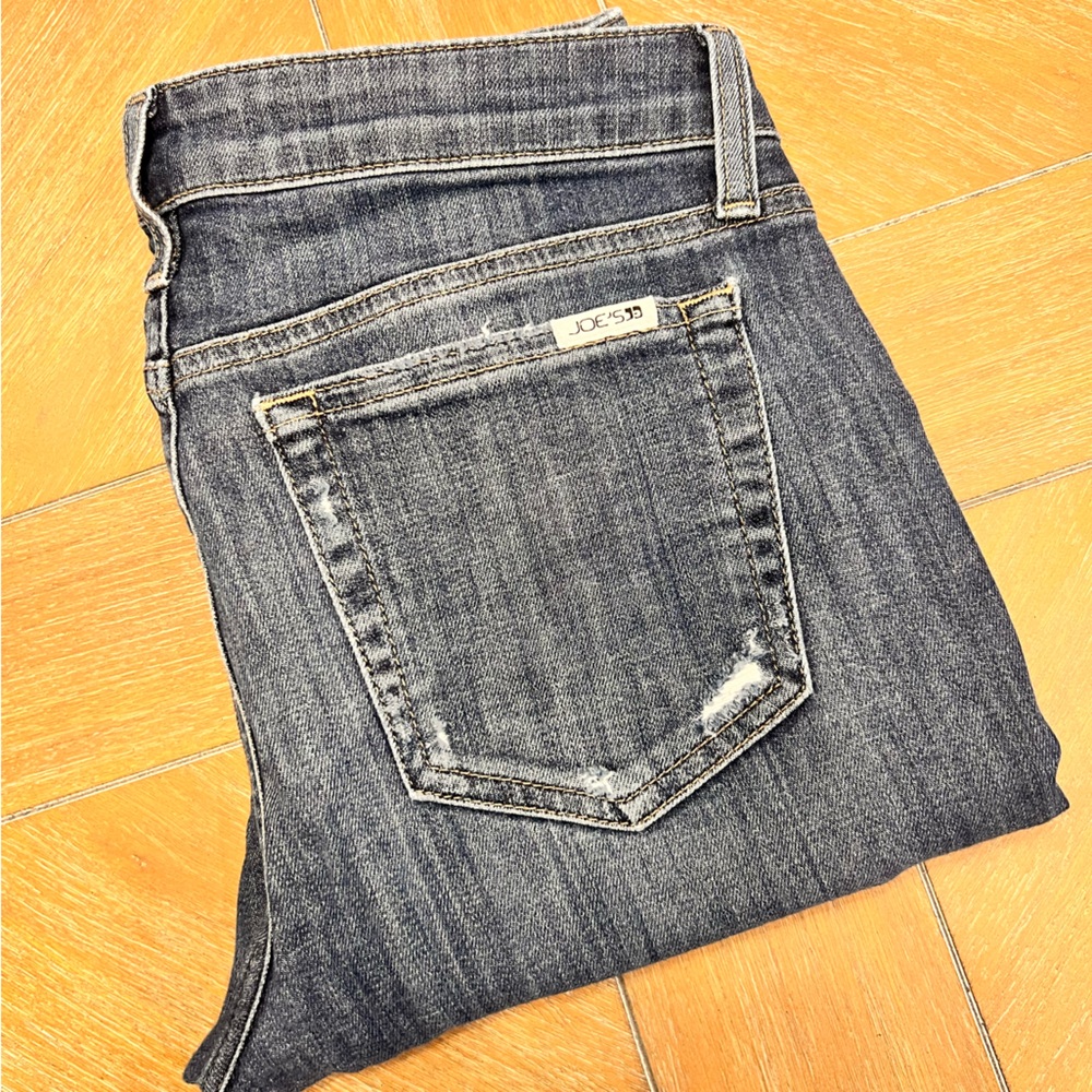 Distressed Dark Wash Joes Jeans - Picture 9 of 13
